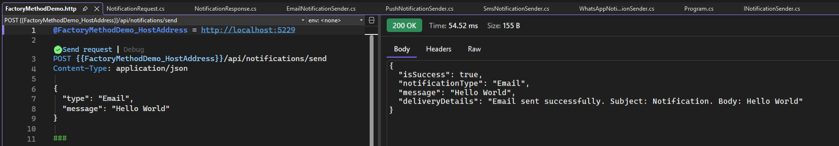 Success Response